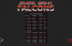 2020 2021 Atlanta Falcons Wallpaper Schedule