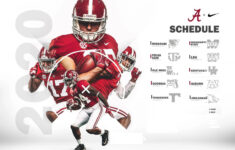 2020 Alabama Football 2020 Printable Wallpaper Schedule