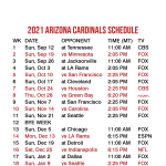 2021 2022 Arizona Cardinals Lock Screen Schedule For