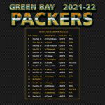 2021 2022 Green Bay Packers Wallpaper Schedule
