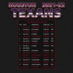2021 2022 Houston Texans Wallpaper Schedule