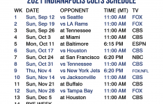2021 2022 Indianapolis Colts Lock Screen Schedule For