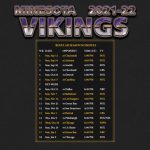 2021 2022 Minnesota Vikings Wallpaper Schedule