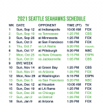 2021 2022 Seattle Seahawks Lock Screen Schedule For IPhone