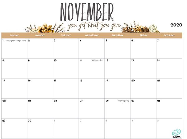 2021 Printable Calendars For Moms IMOM Monthly
