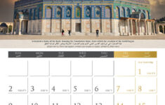 2022 Israel Calendar Special Peace Edition By