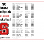 49 NC State Basketball Schedule Wallpaper On