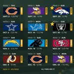 Announce 2019 Schedule Packers Schedule Giants Schedule