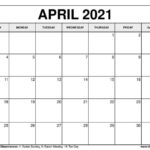 April 2021 Calendar Calendar Printables December