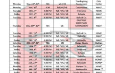 Basketball Boys 2020 2021 Schedules