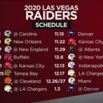 Breaking Down The Raiders 2020 Schedule YouTube