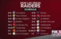 Breaking Down The Raiders 2020 Schedule YouTube