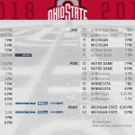 Buckeyes Broadcast Schedule Announced Ohio State Buckeyes