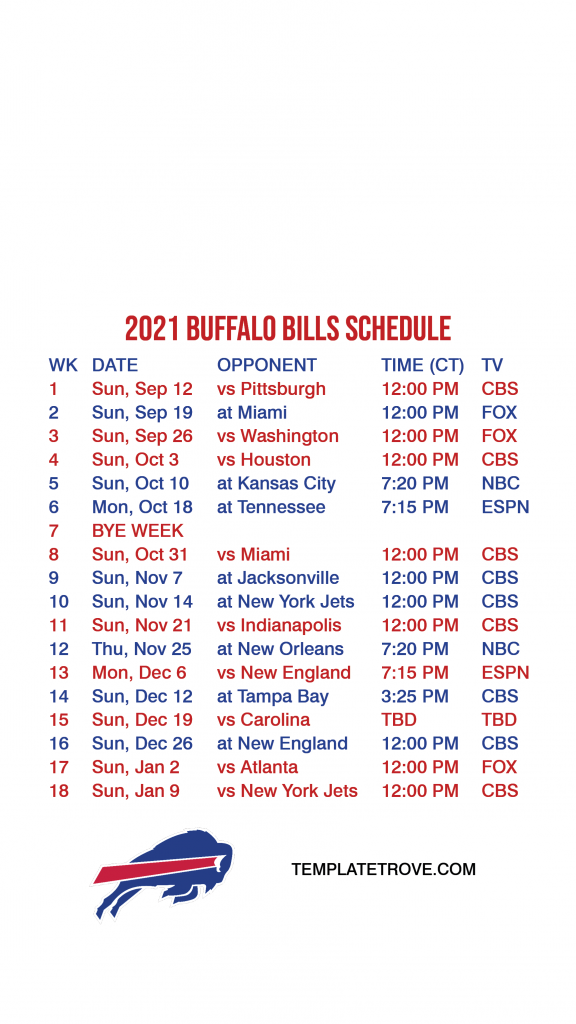 Buffalo Bisons 2022 Printable Schedule Printable Schedule