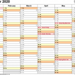 Calendar 2020 And 2021 Free Letter Templates