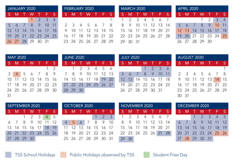 Calendar The Southport School