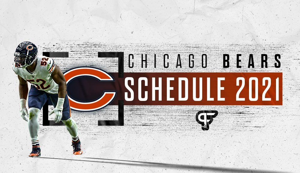 Chicago Bears Schedule 2021 Dates Times Win loss 