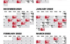 Chicago Blackhawks Printable Schedule 2021-2022