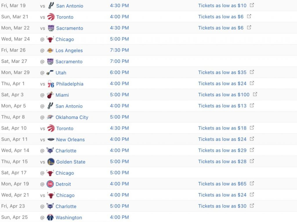 Cleveland Cavaliers Printable Schedule 2021 2022 