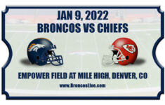 Denver Broncos Vs Kansas City Chiefs Football Tickets 01