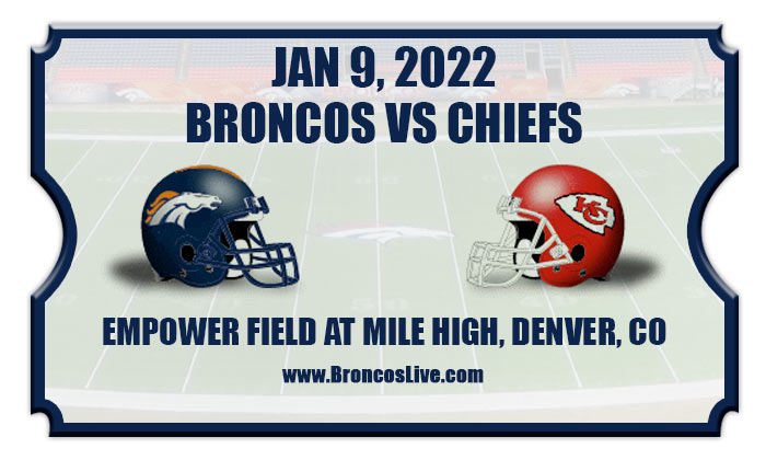 Denver Broncos Vs Kansas City Chiefs Football Tickets 01 