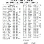 Golden State Warriors Home Schedule MISHKANET COM