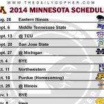 Gophers Football Schedule Examples And Forms