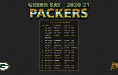 Green Bay Packers Nfl Schedule 2021 Printable Schedule