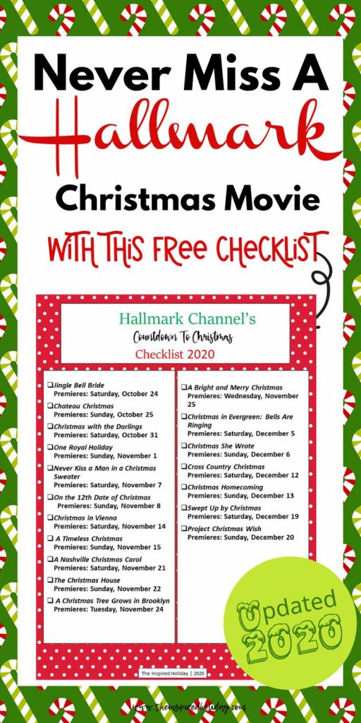 Hallmark Christmas Movies 2021 Printable Checklist