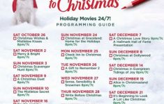 Hallmark Movies Schedule For 2020 Christmas Movies Coming