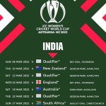 ICC World Cup 2022 Schedule Get Full Women s World Cup
