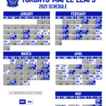 Leafs 2021 Printable Schedule Leafs