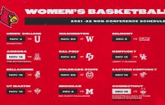 Louisville Women S Basketball Releases 2021 22 Non
