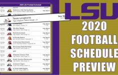 Lsu Tigers Football Schedule This Year