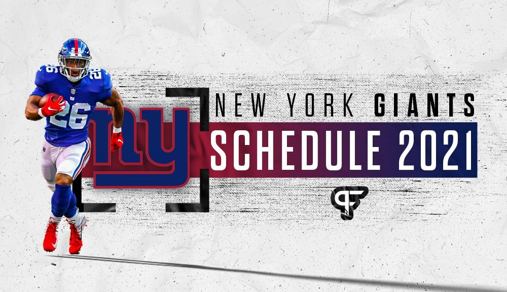 New York Giants Schedule 2021 Dates Times Win Loss