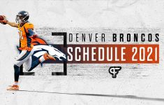 Nfl Schedule Denver Broncos Schedule 2021 Printable