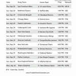 NFL Schedule Printable By Week NFL Schedule 2021 2022