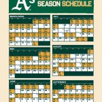 Oakland Athletics Release 2020 Regular Season Schedule