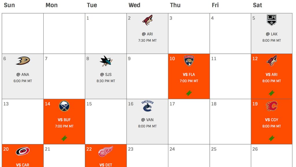 Oilers Home Game Event Guide Rogers Place