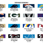 Packers Schedule 2020 Printable Bucs Open With Saints