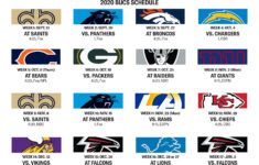 Packers Schedule 2020 Printable Bucs Open With Saints
