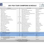 PGA Tour Champions Releases Schedule For 2021 To Conclude