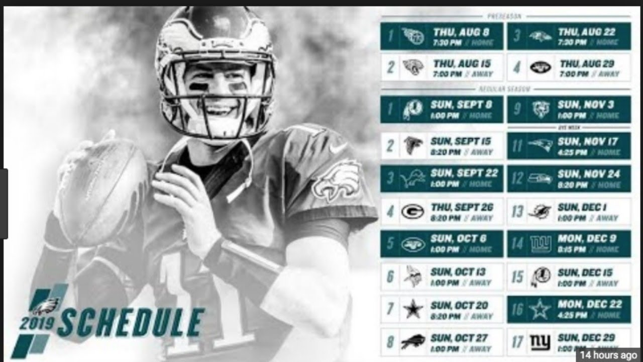 Philadelphia Eagles Schedule 2020
