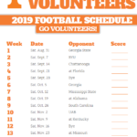 Pin By Peggy H Tumlin On Schedule Tennessee Volunteers
