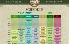 Plan Out Your Electric Forest 2018 Schedule For Both