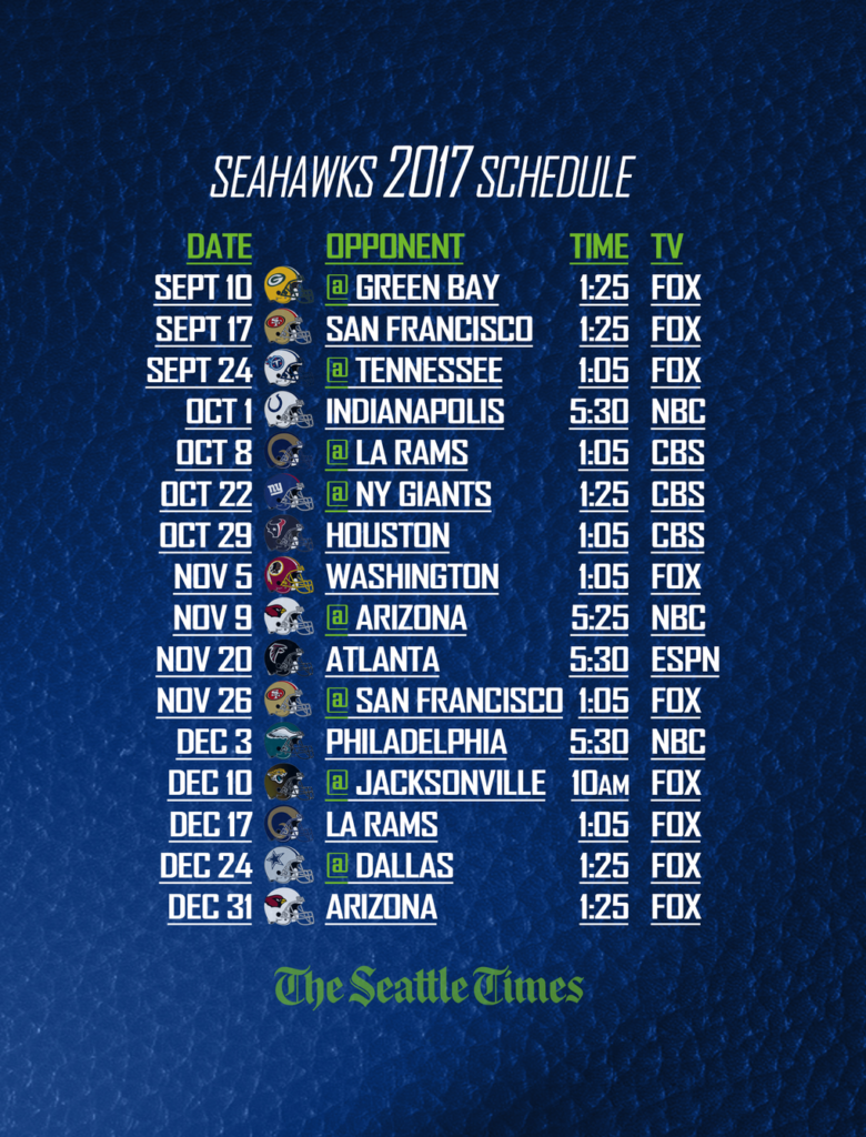 Print And Save Your Own 2017 Seahawks Schedule The