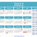 Printable Calendar 2022 Template With Holidays Page 3 Of