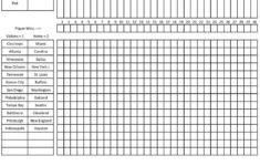 Printable Football Pool Master Sheet Template Spreadsheet
