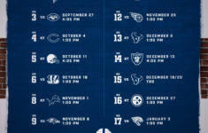 NFL 2022 Schedule Printable