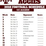 Printable Texas A M Aggies Football Schedule Nebraska
